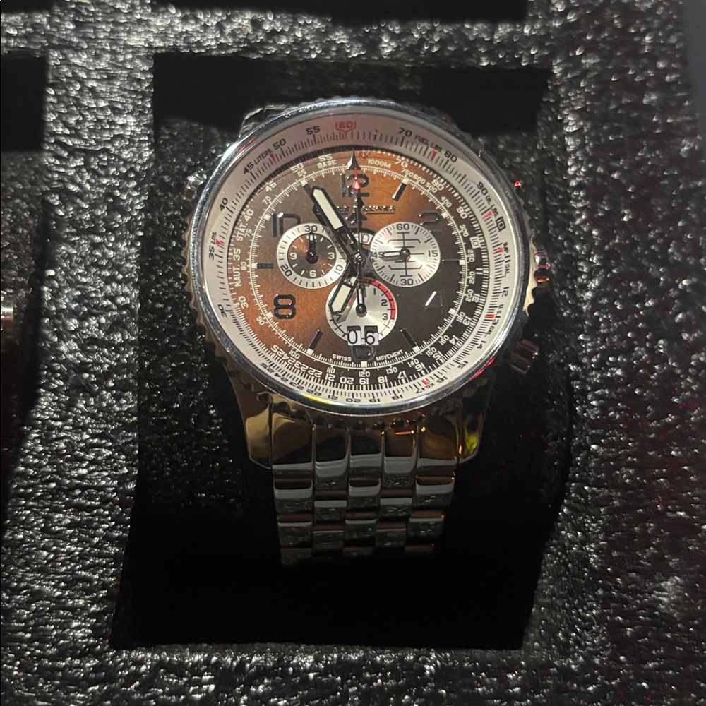 Chase Durer CDW-0015 Flight Commander – 49.5 mm Swiss Quartz, Bronze Dial